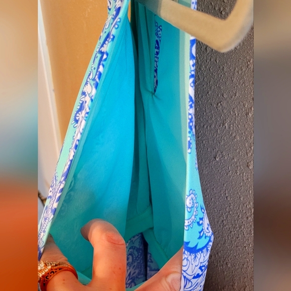 Cynthia Rowley Halter Top Dress with Inseam Bra - Picture 5 of 5